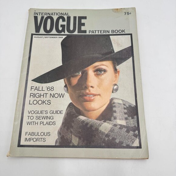 Vintage Vogue International Pattern Books (2)  Aug Sept 1968 April May 1969 - Picture 3 of 9